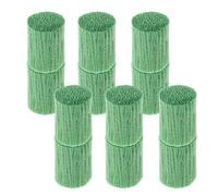 SOESFOUFU 12 Rollos Hilo Acrílico para Ganchillo Pre Cortado Verde para Proyectos de Latch Hooking, Mantén la Forma y Crea Cojines, Alfombras y Decoración del Hogar