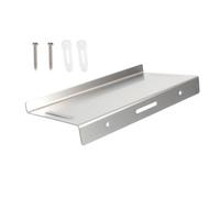 SOESFOUFU 1juego Estante de Baño de Acero Inoxidable Cepillado Soporte de Almacenamiento Resistente para Papel Higiénico y Accesorios Estantería Esquinera para Organizar Pequeños Objetos