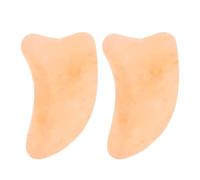 SOESFOUFU 2 piedras de masaje de sal del : jabón de sal para el cuerpo, exfoliante corporal, forma de hongo, limpiador exfoliante e hidratante natural para relajación y masaje de spa, color rosa.