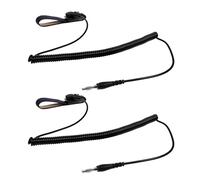 SOESFOUFU 2 pulseras iónicas para desintoxicación de pies - Correa de repuesto para máquina de spa iónica - Banda elástica ajustable con cordón en espiral para la mayoría de los sistemas de