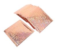 SOESFOUFU 20 Sobres de Burbujas Adhesivos para Envío de Ropa, Material Pet Metalizado, Buen Sellado y Protección Anti-transparencia para Mailing y Paquetería