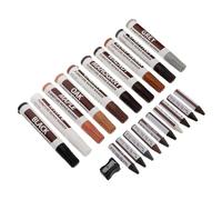 SOESFOUFU 21 Lápices Para Reparar Muebles: Crayones De Cera, Kit Para Restaurar Rayones De Madera Con Sacapuntas Para Mesas, Armarios, Suelos, Hogar Y Viajes.