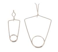 SOESFOUFU 2piezas Herramienta de Reparación para Instrumentos de Viento Abrazaderas Metálicas para Soldadura Clips de Alineación para Saxofón Flauta y Trompeta Mantenimiento Preciso