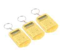 SOESFOUFU 3 Piezas Calculadora Electrónica Portátil Mini Llavero Colores Aleatorios para Estudiantes Exámenes Uso Escolar Diario Color Aleatorio