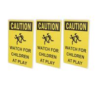 SOESFOUFU 3 Piezas De Señal De Precaución Para Niños Jugando, Señal De Seguridad Para Niños Jugando En La Calle, Símbolos De Tráfico Para Cruzar Hacia Abajo Libre.