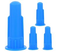 SOESFOUFU 4 boquillas dispensadoras de pegamento: Punta aplicadora de precisión para cordón de pegamento termofusible - Boquillas de sellador de plástico para adhesivo de construcción y sellador