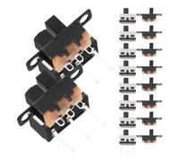 SOESFOUFU 40 piezas Interruptores Deslizantes de Pines con Bloqueo Montaje Panel Micro Interruptores para Proyectos Electrónicos y Control Voltaje