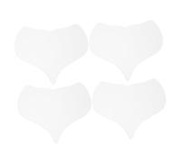 SOESFOUFU 4piezas Parches Adhesivos De Silicona Antiarrugas Reutilizables Almohadillas Para Pecho Diseño Transparente y Cómodo Previene Arrugas El Pecho Para Uso Diario