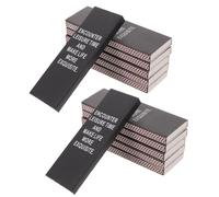 SOESFOUFU 50 cajas de cerillas vacías con rascador - Soporte para cerillas de papel con tapa deslizante - Contenedor de vacío de 10,9 cm (4,3 pulgadas) de largo para el hogar, camping y fiestas.