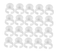 SOESFOUFU 500 Piezas Anillos Portadores de Desechables Soporte Compacto para Tinta de y Pegamento de Pestañas Herramienta Higiénica para Microblading y de Uñas