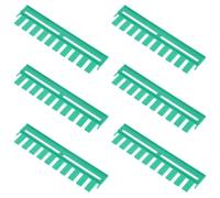 SOESFOUFU 6 Piezas Peine de Gel de Laboratorio de 0,75mm Peine de Muestreo para Electroforesis de Plástico Verde, 10 Pocillos, para Gel Vertical, Laboratorio y Estudios Científicos