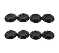 SOESFOUFU 8 Almohadillas Antideslizantes para Patas de Piano Vertical, Protectores de Suelo Abs Negros, Reducción de Ruido para Protección de Pisos de Madera, Juego de 8 Piezas para Uso