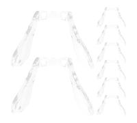 SOESFOUFU 8 almohadillas nasales para gafas, de repuesto, con rosca, suaves en forma de U, antideslizantes para reparar gafas de sol.