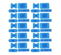 SOESFOUFU 80 vendas azules detectables por metales - Alta visibilidad para servicios de catering, cinta adhesiva impermeable no tejida para el cuidado de heridas en la punta de los dedos, seguridad en