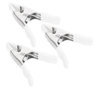 SOESFOUFU Abrazaderas de Resorte de 3 Unidades en Plástico Protección PVC, Clips para Soportes de Fondo en Fotografía y Proyectos de Carpintería Color Aleatorio