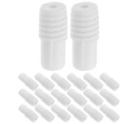 SOESFOUFU Adaptadores de Postes de Extensión Roscados de Plástico, 20 Unidades, Compatibles Mangos de Escoba y Trapeador, Diámetro 19-22 MM, para Uso en Limpieza Doméstica y Profesional