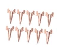 SOESFOUFU Anillos de Uña de Metal 10piezas Diseño Chic para Organizar Accesorios Pequeños, Herramienta Versátil para Trenzar Cabello en Salones Profesionales