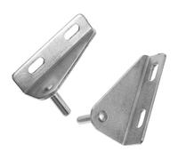 SOESFOUFU Bisagras Ajustables para Puerta de Congelador Profesional de Acero Inoxidable 2 Unidades de 2.95X1.49X0.98 Pulgadas para Reparación de Refrigerador
