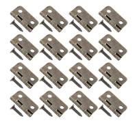 SOESFOUFU Bisagras para Puertas de Madera de Hierro Vintage Fáciles de Instalar y Quitar con Tornillos, Ideales para Uso y Mini Casas, Paquete de 100 Piezas