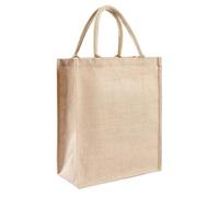 SOESFOUFU Bolsa de Arpillera y Ligera de Lino Asas para Uso Diario, Bolsa de Yute Resistente y Funcional para Compras y Almacenamiento