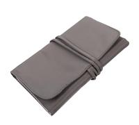 SOESFOUFU Bolsa para Brochas de Maquillaje Portátil Color Gris Claro Gran Capacidad para Viaje y Uso Diario Organizador Compacto y Ligero para Accesorios de Belleza