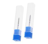 SOESFOUFU Brocas para Uñas de Carburo 2 Pcs, Cabezal de Pulido Multifuncional para Lima de Uñas Eléctrica, Removedor de Piel Muerta y Esmalte, Herramienta Profesional para Manicura