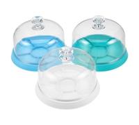 SOESFOUFU Caja de Almacenamiento de 3 Piezas para Piezas de relojería - Soporte para Movimiento de Reloj con Cubierta Antipolvo - Almacenamiento de 6 Ranuras para Tornillos, componentes y