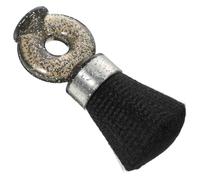 SOESFOUFU Cepillo para Barba de Peluquería Negro, Brocha de Afeitar Masculina de Cerdas Suaves, Compacto y Multiusos para Limpieza de Cabello y Polvo en Salones y Cuidado Personal