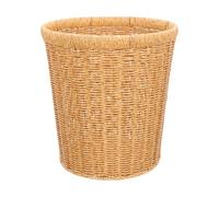 SOESFOUFU Cesta de Almacenamiento de Plástico Diseño Tejido Natural, Capacidad Razonable, Reutilizable para Ropa Pequeña y Frutas Hogar o Estudio