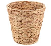 SOESFOUFU Cesta Rebabas Tejida a Mano de Almacenamiento de Hierba Calabaza Marrón , Fácil de Limpiar Adecuado para Oficina y Decoración Natural