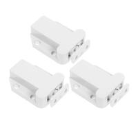 SOESFOUFU Cierre de Cajón Botón Pulsador 3 Unidades Pestillo Oculto y Sistema de Rebote para Puertas de Armarios en Cocina y Baño