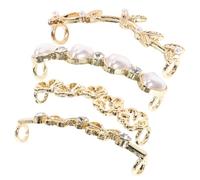 SOESFOUFU Clips para Zapatos Deportivos Mujer 4 Piezas Adornos Corazón Perla Flor de Cerezo Ahuecada Hoja y Doble Lazo Accesorios Decorativos para Zapatillas y Calzado Casual