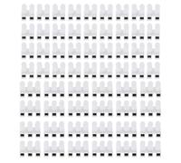 SOESFOUFU Conectores Rápidos de Cable a Presión 100 Pcs, Terminales Eléctricos de Bloque Ignífugos Ch-2 y Ch-3, Conexión Rápida para Cables, Ideales para Tiras LED y Electrodomésticos