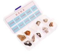 SOESFOUFU Conjunto de 10 Piezas de Rocas Minerales Naturales en Piedra para Decoración del Hogar y Enseñanza Científica en Cumpleaños y Aniversarios