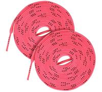 SOESFOUFU Cordones para Patines de Hielo Encerados de Poliéster Rosa 108 Pulgadas, Tiras Anchas Resistentes para Calzado Deportivo y Casual, Accesorios Duraderos para Patinaje y Uso