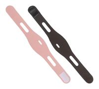 SOESFOUFU Correa Antirronquidos Ajustable para Adultos, 2 Piezas, Banda de Barbilla Transpirable de Malla, Protección Mandíbula, Eficaz para Prevenir Ronquidos Durante el Sueño, Color Negro