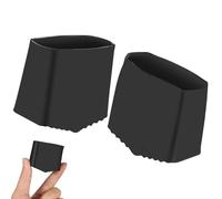 SOESFOUFU Cubiertas de Goma para Patas de Escaleras Plegables 40 X 20 CM, Almohadillas Antideslizantes para Uso en Escaleras de Espiga y Telescópicas