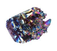 SOESFOUFU Decoración 1 Pc racimo cristal jardineria jardinería cristal arcoiris topper escritorio cristal natural adorno escritorio cristal joya aureola accesorios amatista mujer embarazada