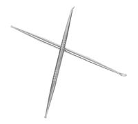 SOESFOUFU Detector de Puntos para Oreja de Inoxidable Diseño de Cabeza en Cuchara y 2 Sondas de Doble Punta para Uso Duradero