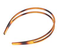 SOESFOUFU Diadema de Dos Niveles Antideslizante Dientes, Diseño Doble Capa en Color Brillante Tortuga, Tocado Femenino para Decoración y Control de Cabello en Mujer, Adecuado para Uso