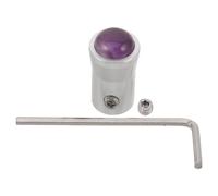 SOESFOUFU Diapasones Terapéuticos con Base de Amatista Púrpura para Meditación, Aleación de Aluminio y Cristal con Mejora Estable de Frecuencia para Sesiones de Spa y Relajación