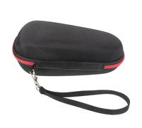 SOESFOUFU Estuche de Viaje Rígido para Cortapelos y Afeitadoras Eléctricas para Hombre Bolsa Organizadora Roja Doble Cremallera Resistente y Portátil para Almacenamiento y Transporte de