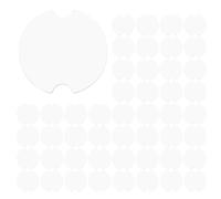 SOESFOUFU Expositor de Anillos de Plástico Redondo Transparente para Vitrinas y Tocadores, 100 Piezas para Exhibición de Joyería Doméstica