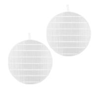 SOESFOUFU Filtro de Repuesto Aislamiento de Polvo 2 Piezas Plástico Blanco y Compatible para Colector de Polvo de Uñas Aspiradoras para Entorno de Manicura Limpio