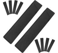 SOESFOUFU Funda para Bolígrafo Individual de Cuero PU Negro, Estuche Portátil Pequeño para Almacenamiento de Bolígrafos, 10 Unidades, Organizador Práctico para Suministros de Enfermería