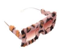 SOESFOUFU Gafas de Sol de Felpa Cat Eye para Fiesta, Moda Adulta