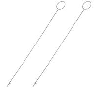 SOESFOUFU Ganchos de Acero Inoxidable para Coser Correas, 2 Piezas, Herramienta de Ganchillo para Artesanía en Casa y Tejido Diseño Duradero y Funcional