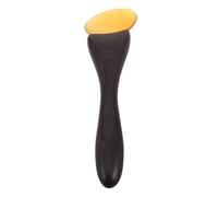 SOESFOUFU Herramienta de masaje facial: Bastón de masaje manual de madera para raspar meridianos - Herramienta Gua Sha de madera para ocular con punta de cuerno para la estimulación de puntos de