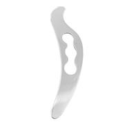 SOESFOUFU Herramienta Gua Sha de Acero Inoxidable Plata, Raspador Muscular Multifunción Ligero y Antiaging para Masaje Facial y Relajación de Músculos