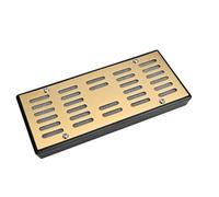SOESFOUFU Humidor de Viaje para Cigarros Caja de Humedad Dorada de Acero Inoxidable, Protección a Largo Plazo y Control Óptimo de Humedad para Uso en Casa o Escritorio